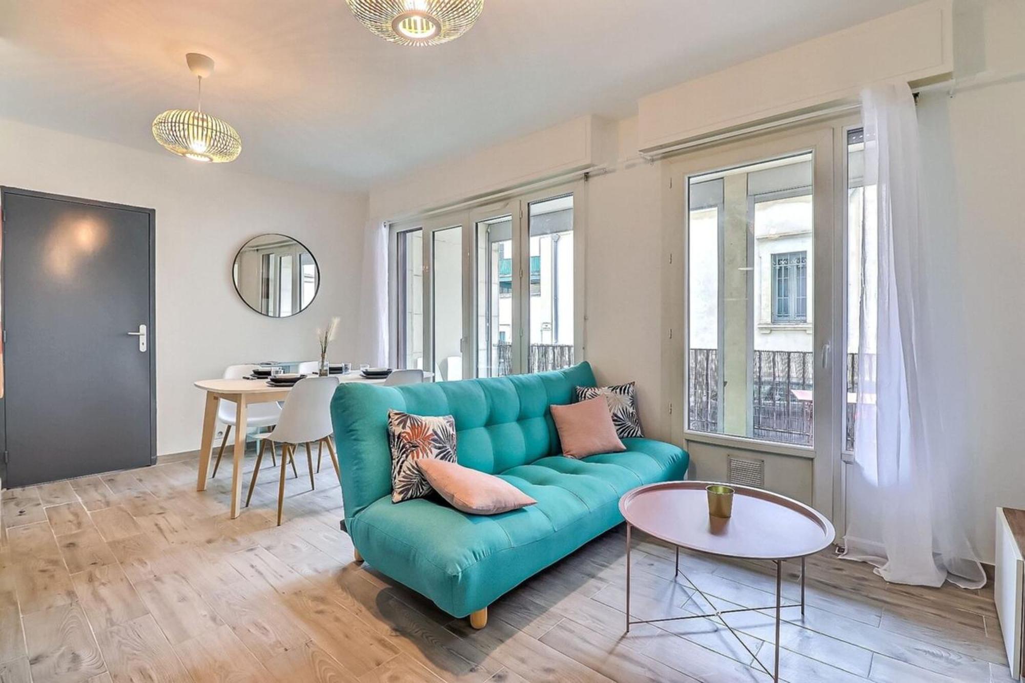 Atlas - Superbe Logement Plein Centre - Terrasse Ним Экстерьер фото