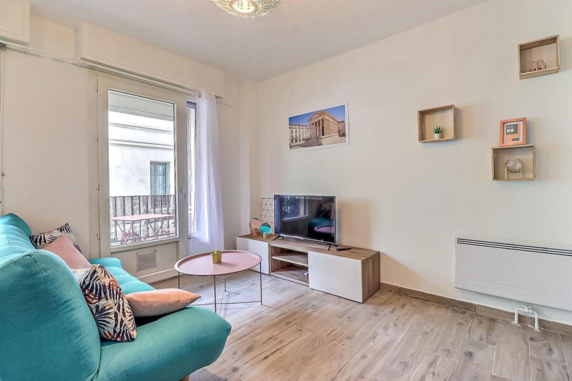 Atlas - Superbe Logement Plein Centre - Terrasse Ним Экстерьер фото